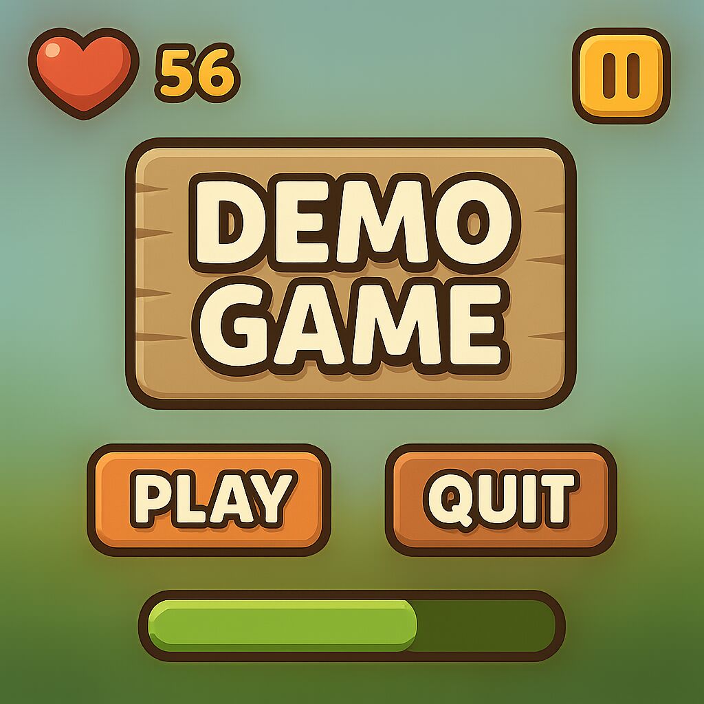 Елементи інтерфейсу демо-гри